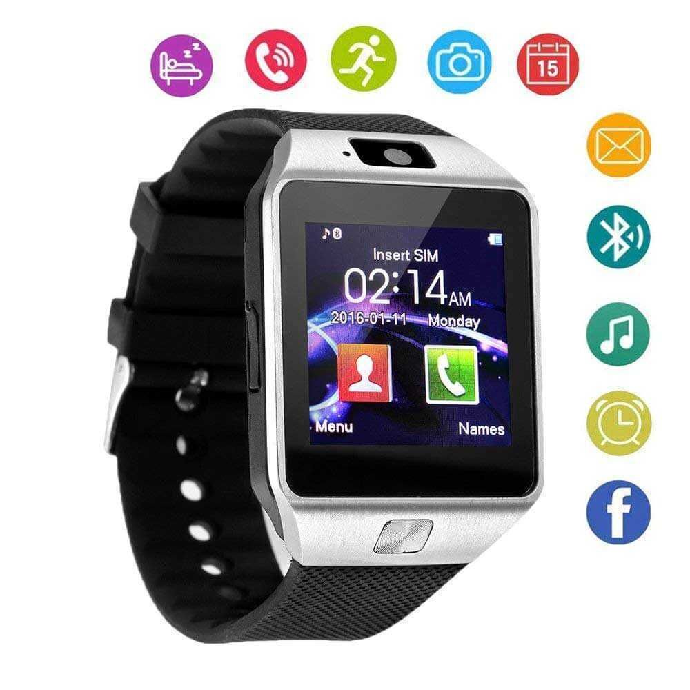 Смарт часовник с карта Ledvin Smart Watch камера Sim карта bluetooth