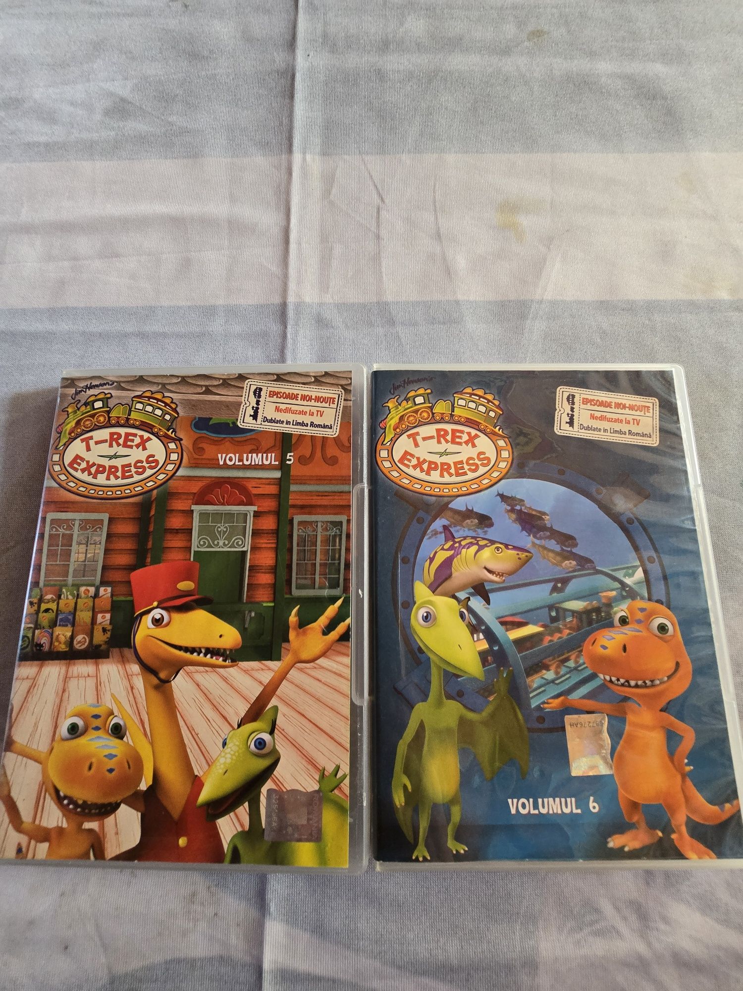 6 DVD-uri filme cu T-Rex Expres pt.copii