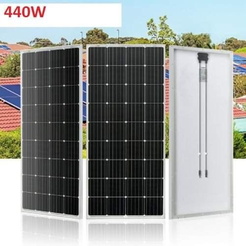 Kit Complet Curent Electric Panou Solar 440W+controler Ofer Montaj 15