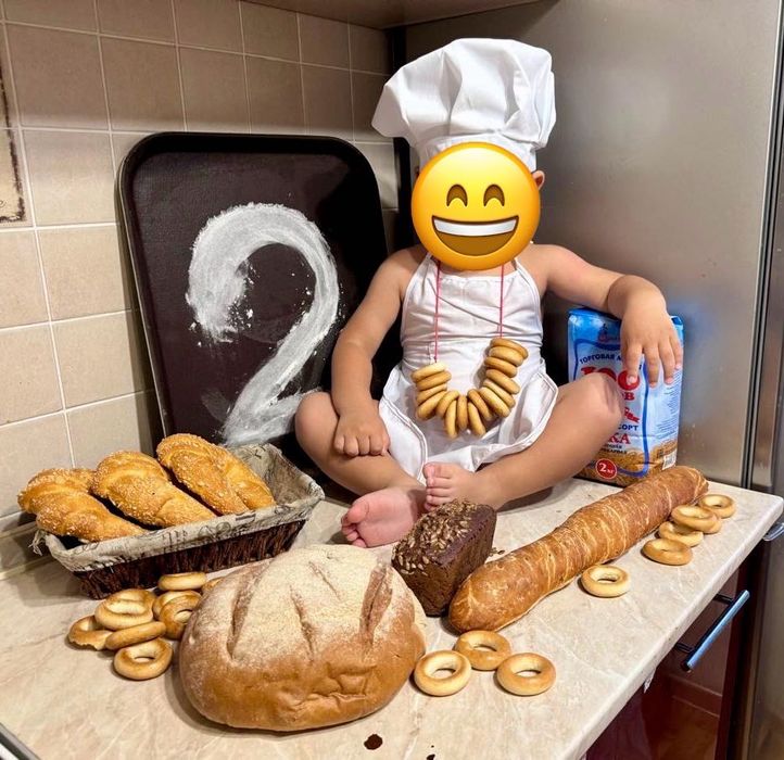 Костюм повара детский (колпак+фартук)