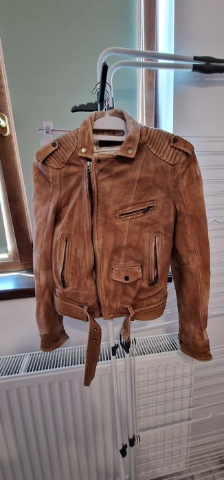 Geaca piele vintage Zara, marimea M