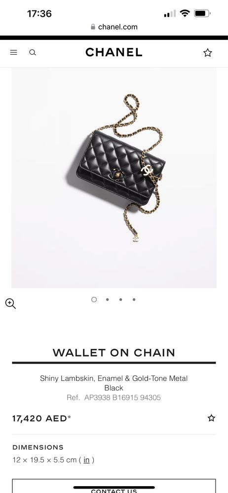 Geanta chanel wallet cu lant Originala