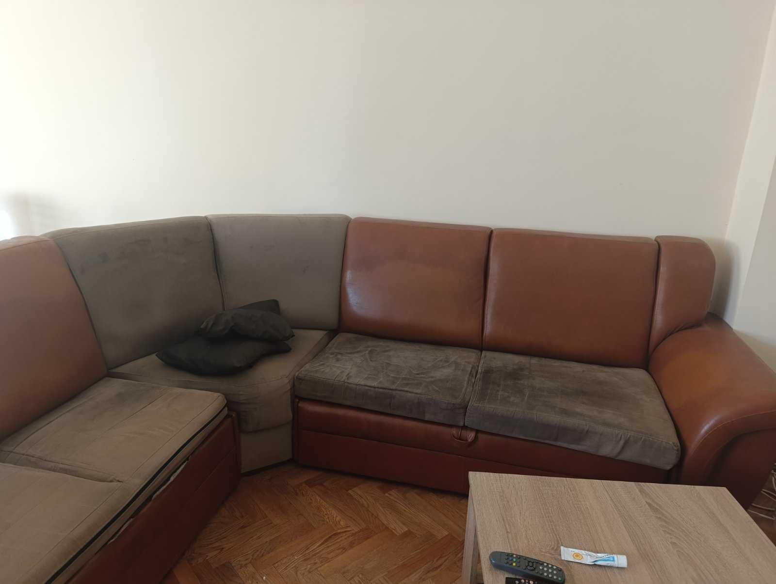 Продавам ъглов диван за хол, втора употреба