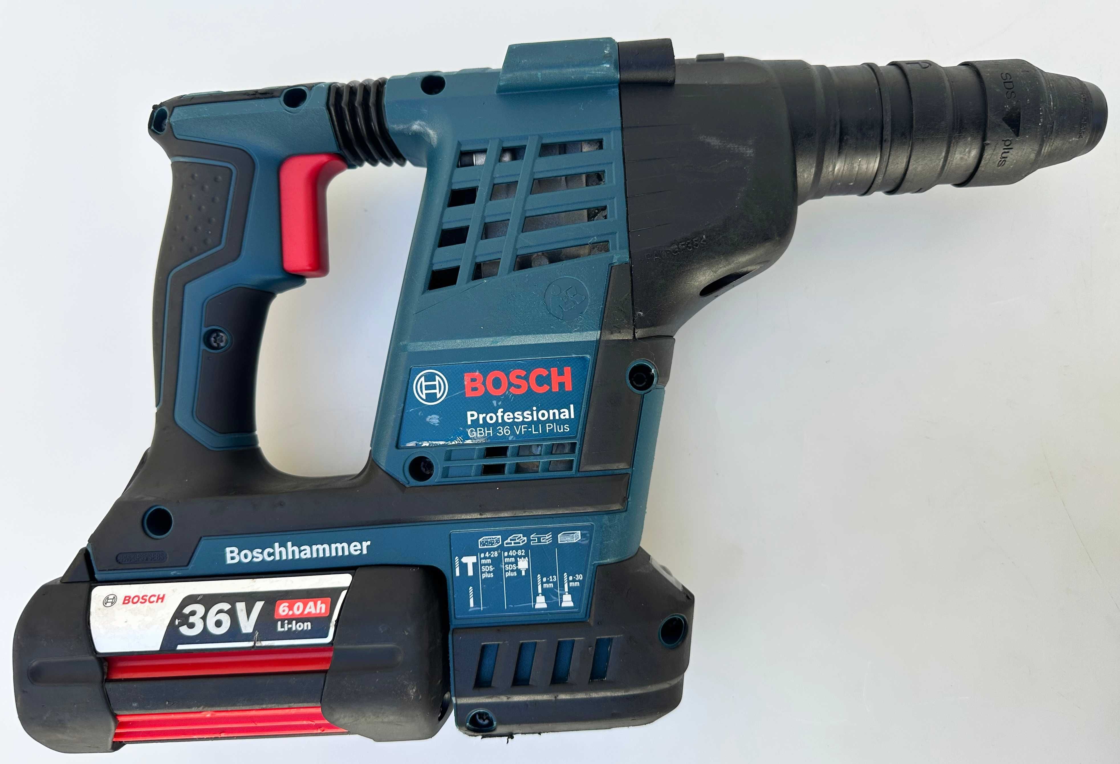 BOSCH GBH 36 VF-Li Plus - Мощен акумулаторен перфоратор 2x36V 6.0Ah