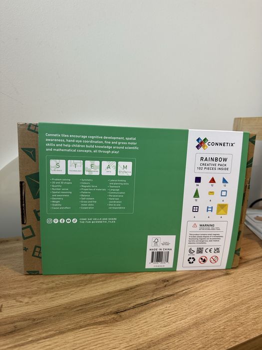 Set magnetic Connetix 102 piese - nou, sigilat