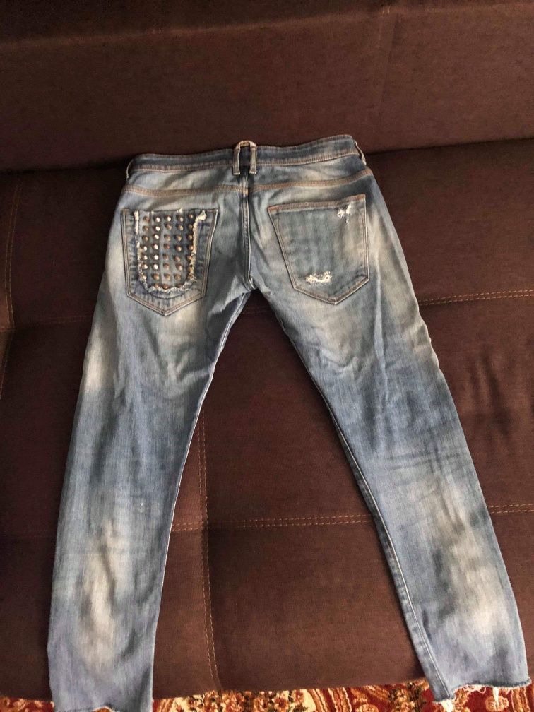 Blugi Zara 38 Skinny Tinte Marime S