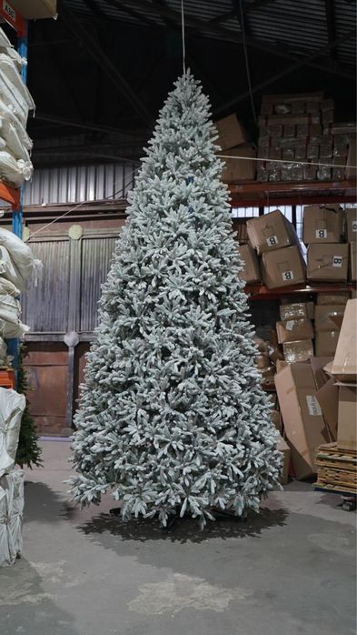 Елка новогодняя заснеженная 3 и 5 метра