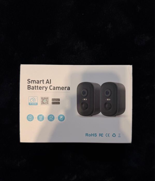 Vând set de 2 camere Smart AI Battery Camera, complet