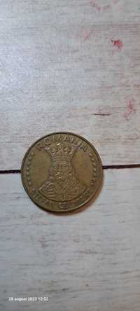Moneda de 20 lei 1993,capul lui Stefan cel Mare