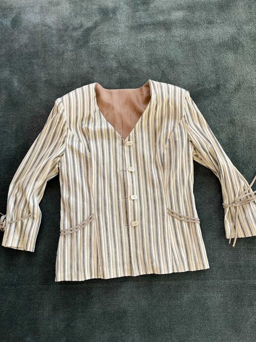 Costum portocaliu deschis Casa de moda Wanda