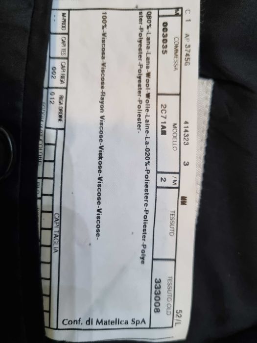 Италиански мъжки сака  GIORGIO ARMANI и GALVANNI - размер 52/XL