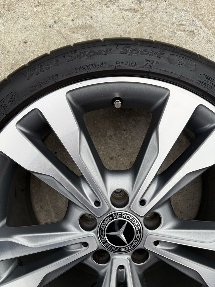 Jante Mercedes originale R18 + anvelope Michelin Pilot Super Sport