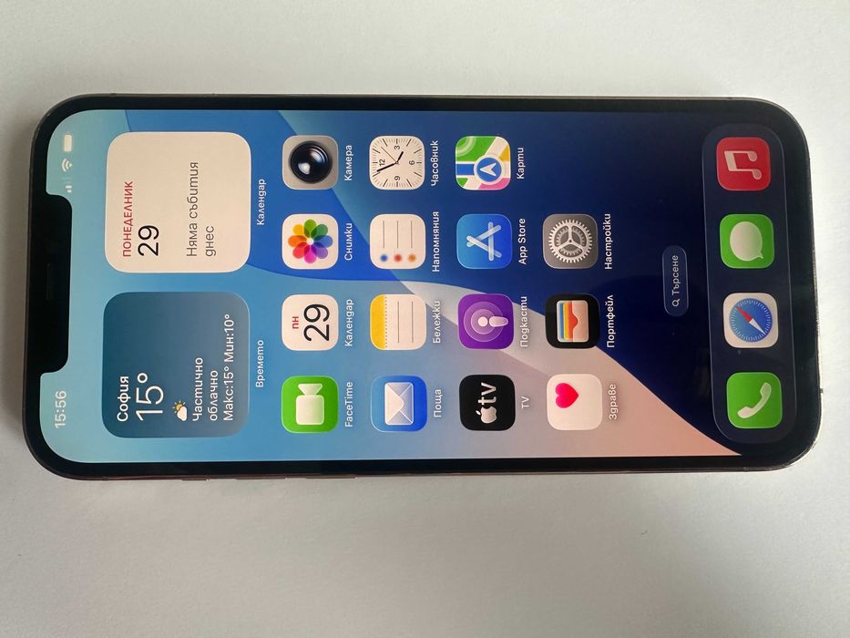 КАТО НОВ iPhone 12 PRO MAX - Златен - 128GB - Отключен - 100% БАТЕРИЯ