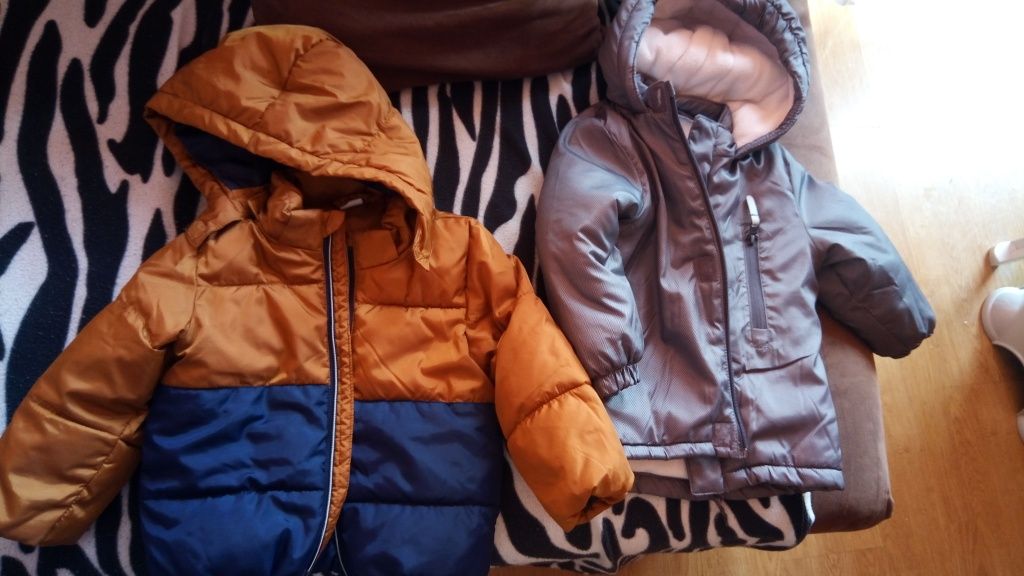 Продавам зимни и пролетни детски якета