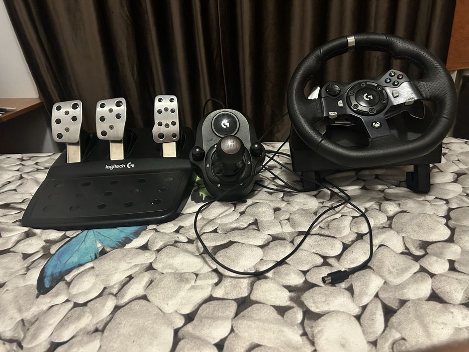 Pachet volan LOGITECH G920 Pc/XBox + accesorii