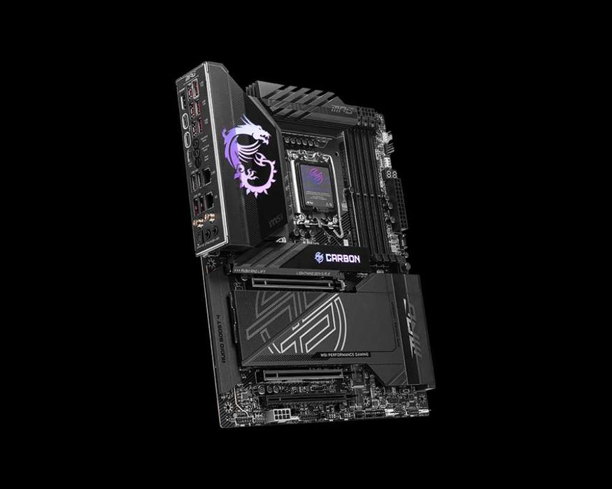 Новая материнская плата MSI MPG Z890 CARBON WIFI. Сокет LGA 1851.