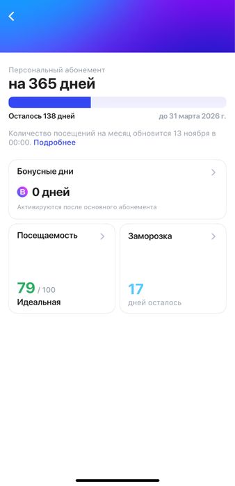 Абонемент 1FIT (Астана)
