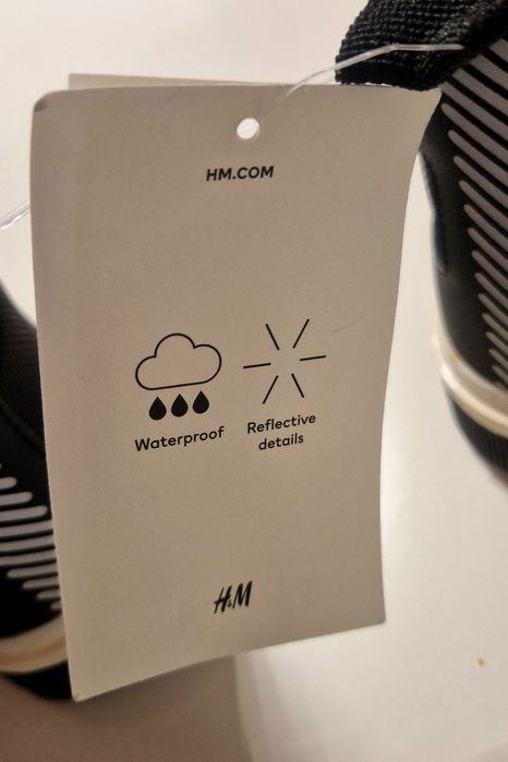 Водоустойчиви високи кецове H&M, размер 27