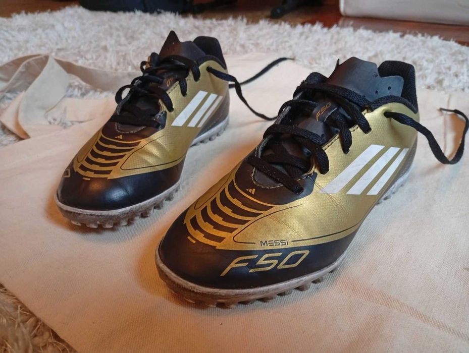 Adidas Performance F50 Club Messi - 34 Номер Детски Футбулни Обувки