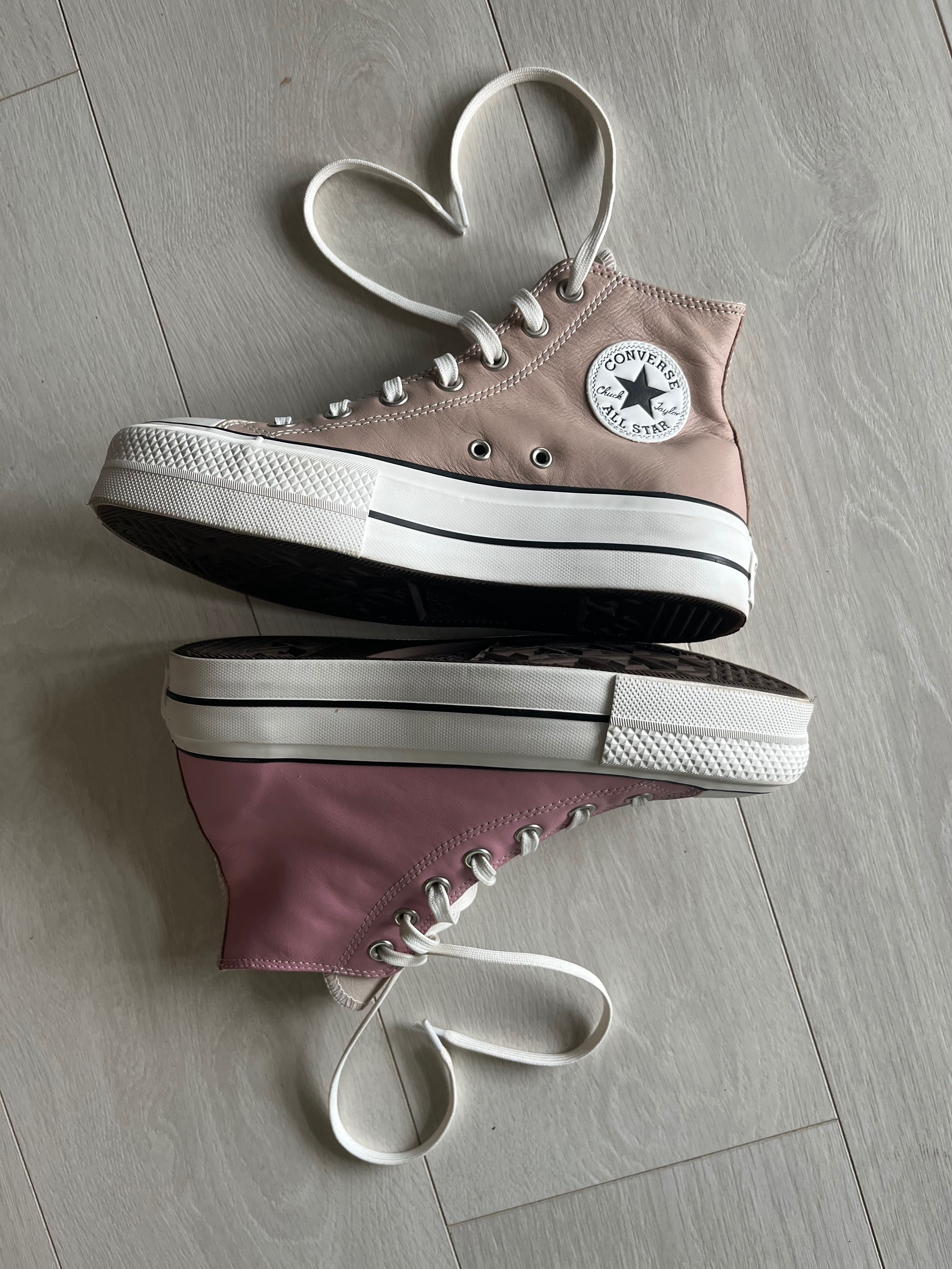 Converse All Star pink&beije