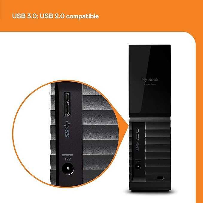Внешний жёсткий диск, WD My Book 12TB Desktop External Hard Drive