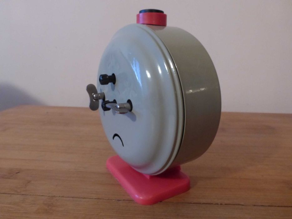 Рядък Великденски будилник Янтар часовник