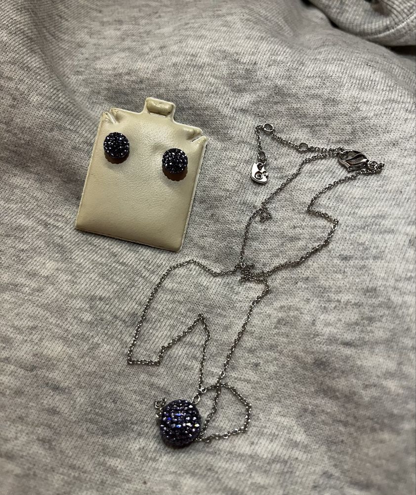 Swarovski колие и обеци