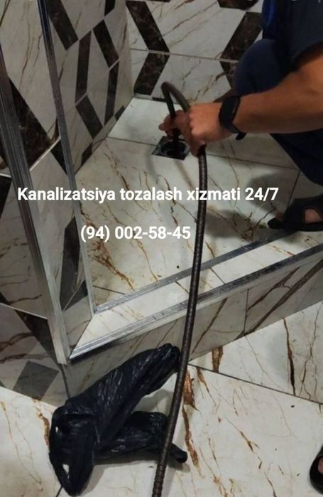 Kanalizatsiya tozalash 24/7 канализация