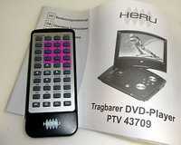 Telecomanda DVD portabil cu tuner TV Heru PTV 43709