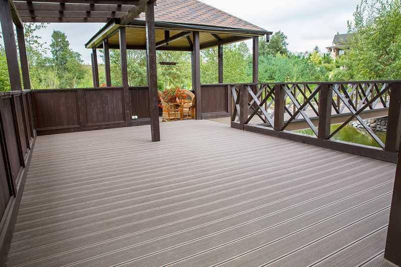 Монтаж террасной доски.