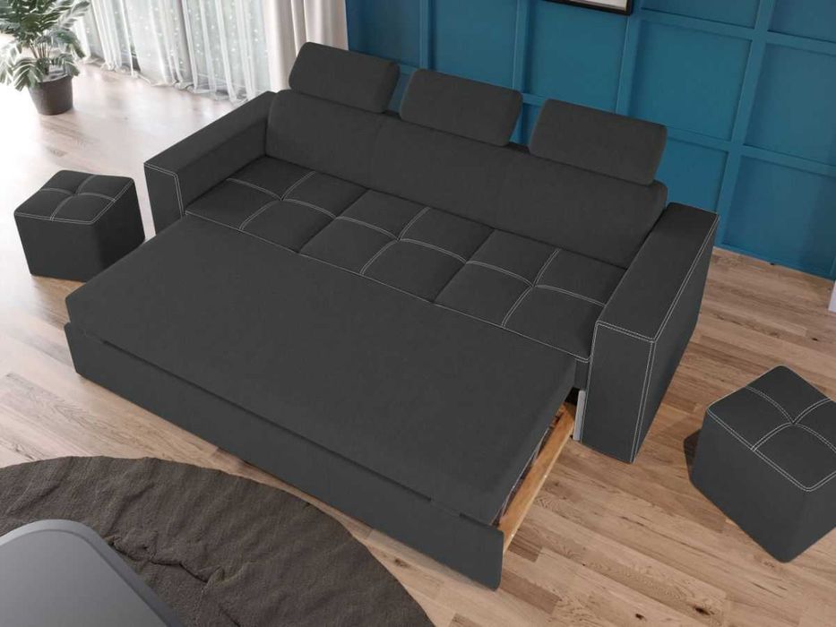 Canapea Paloma Gri - Transport Gratuit in 4-10 zile