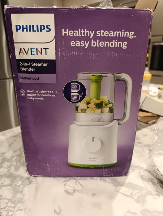 Aparat de gătit cu aburi și blender Avent Philips 2in 1