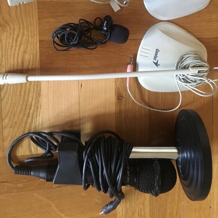 Genius микрофоны для караоке, компьютера, скайпа и тд