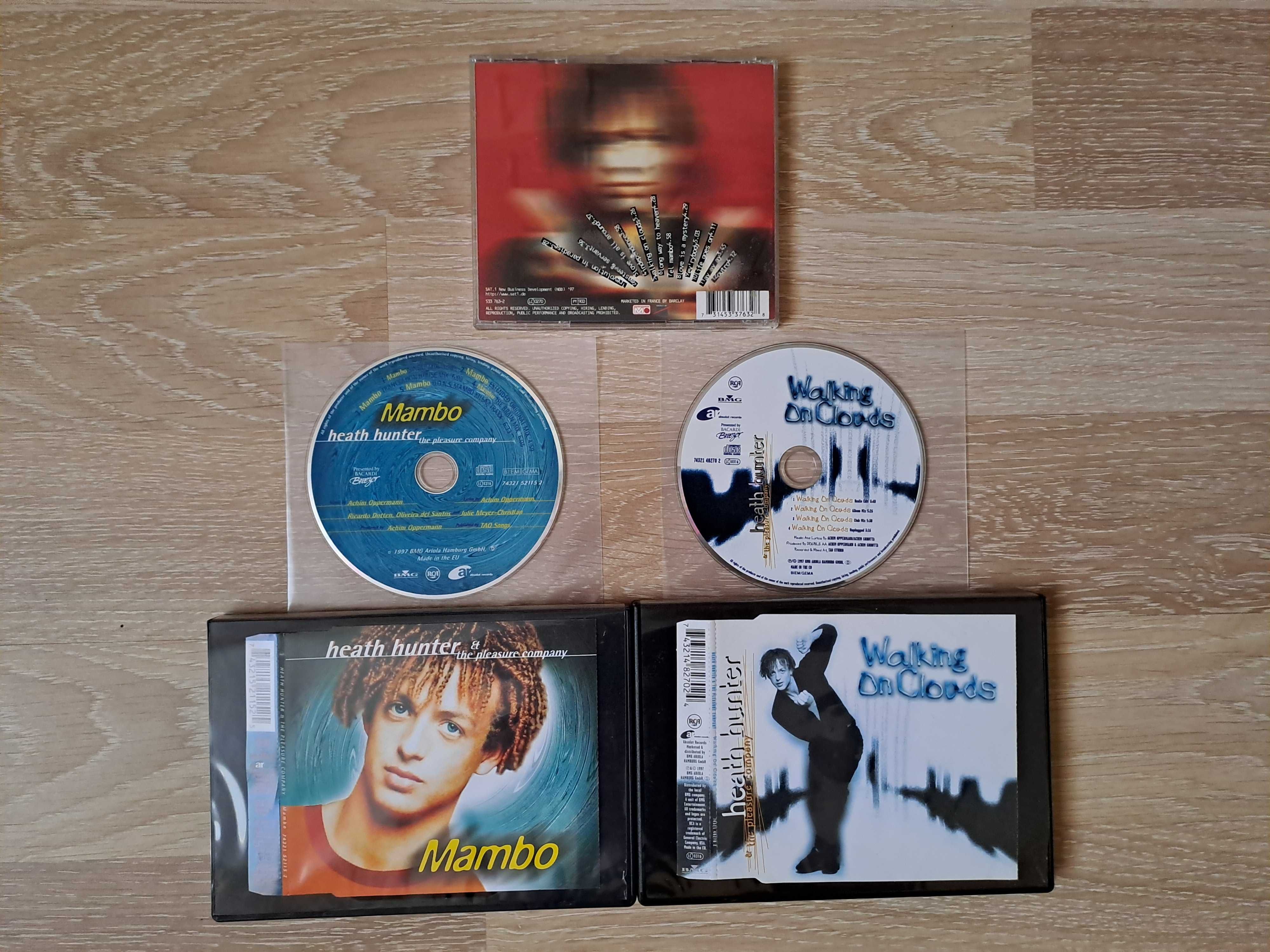 Colectie 3 CD+CD Maxi originale Heath Hunter & The Pleasure Company