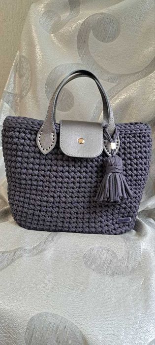 Стильная сумка ручной работы