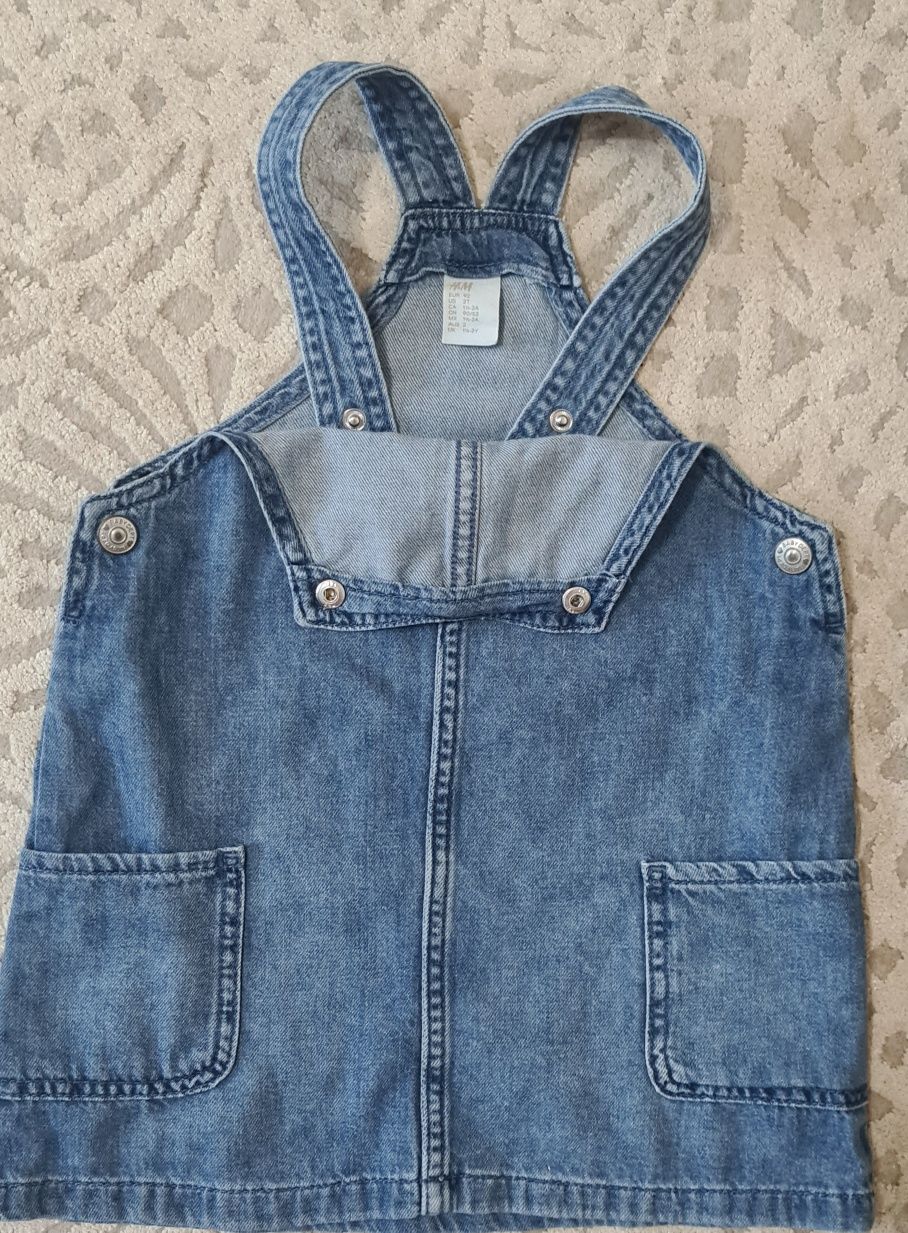 Lot H&M sarafan blugi și bluzita masura 92/98 cm