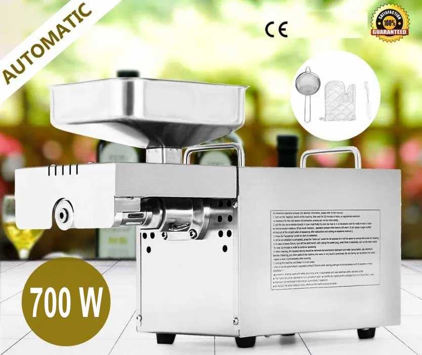 Нова автоматична машина за извличане на масло/олио. преса за олио 700W