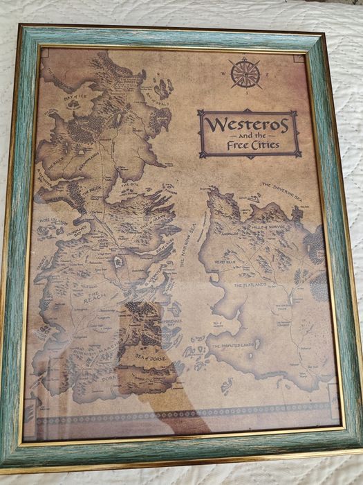 Карта с рамка Game of thrones
