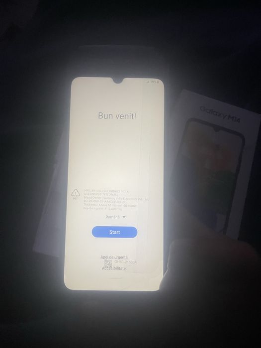 Vând Samsung M14 64GB now in cutie. Preț fix 600 lei