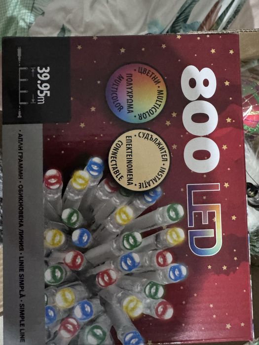 Instalatie 800 LED Multicolor