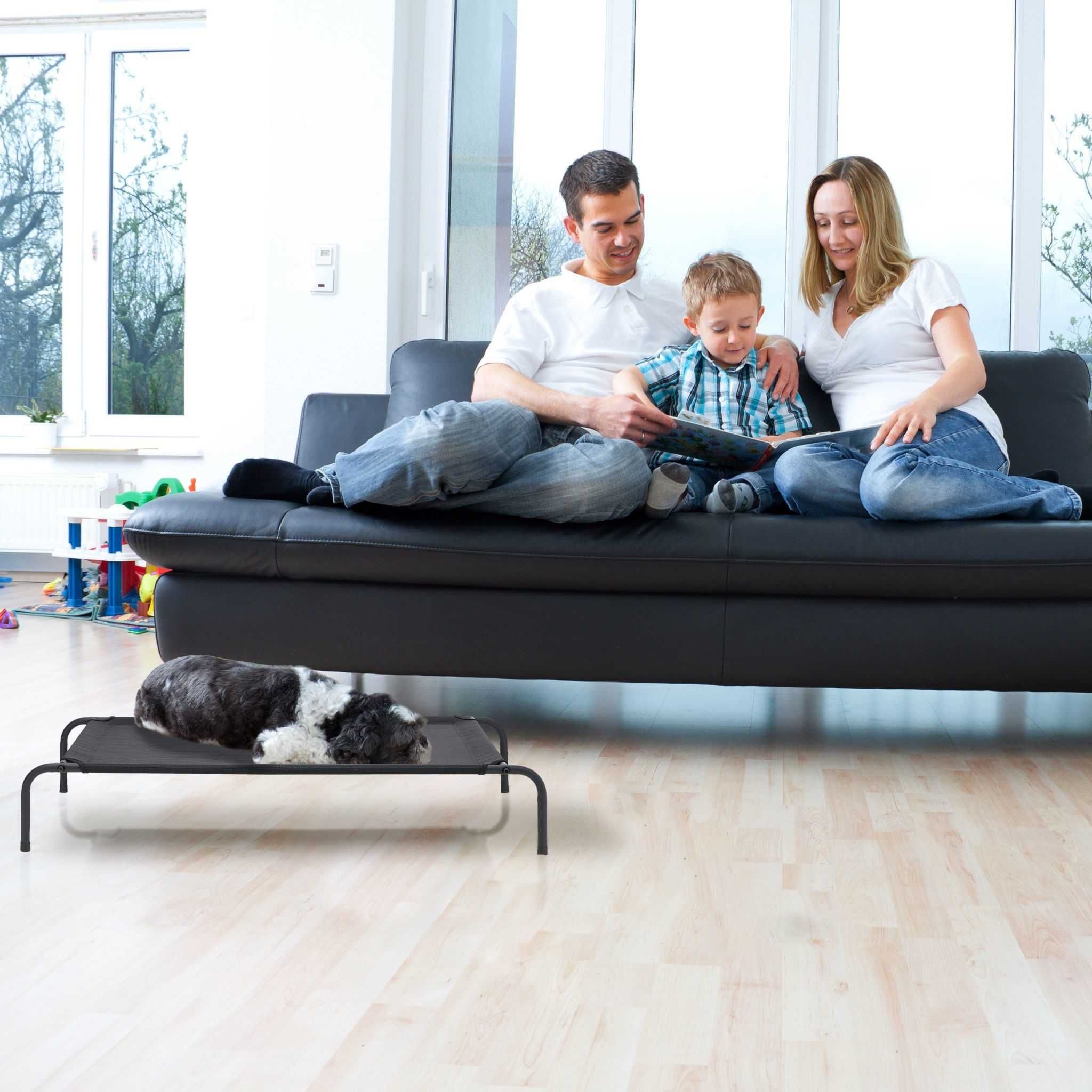 Sezlong pentru caini interior exterior greutate max. 35kg 19x111x65 cm