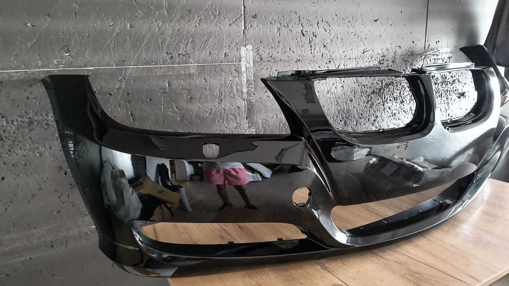 Bara fata BMW E90 E91 LCI 2008-2011 cu spalator far Negru 668