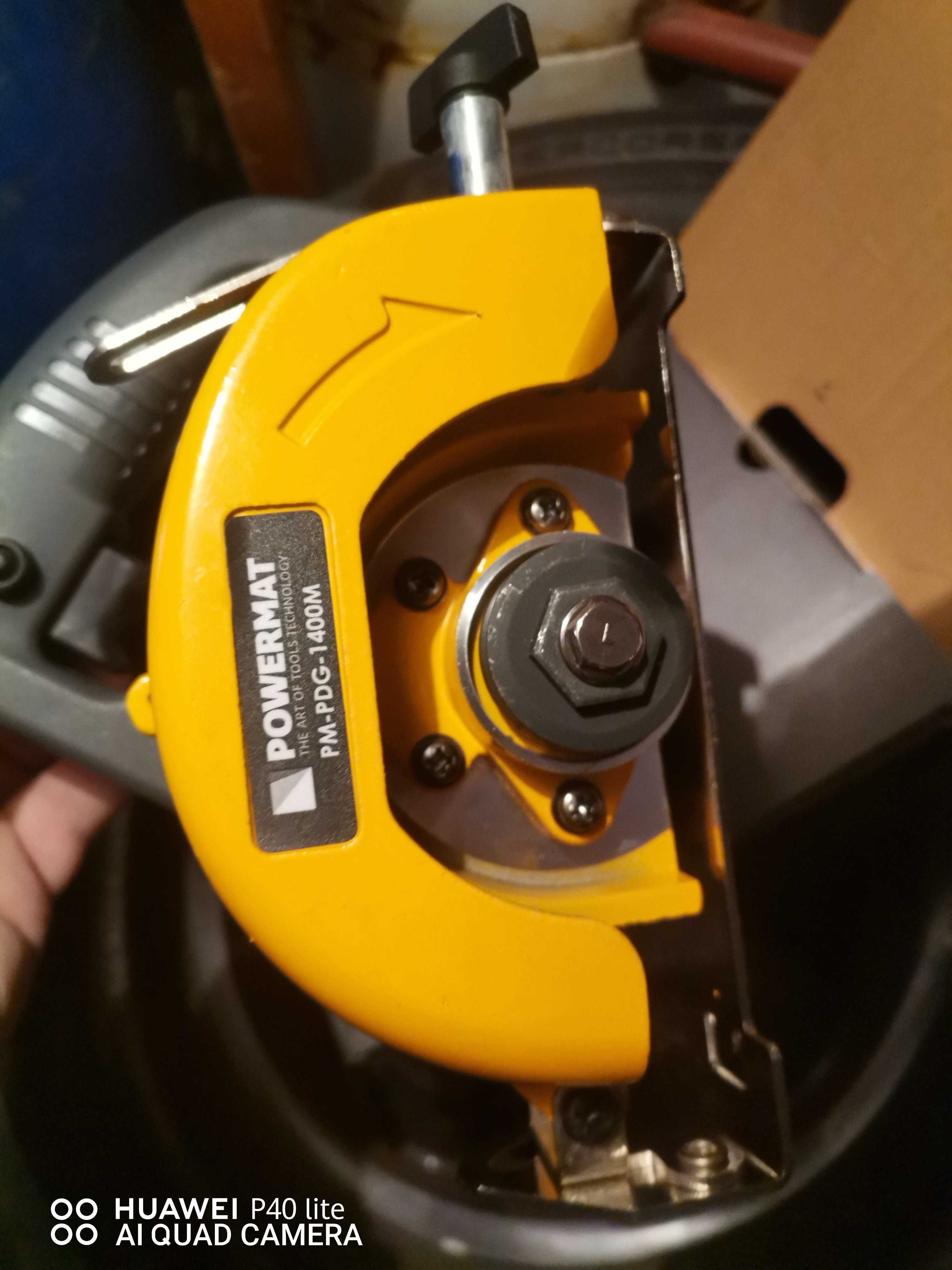 Ръчен циркуляр за рязане на камък и плочки POWERMAT, 1400 W, 125 мм