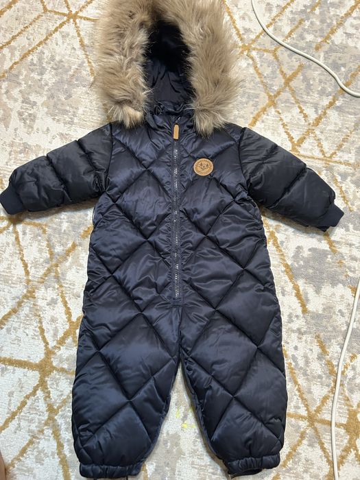Зимняя очень теплый комбинезон