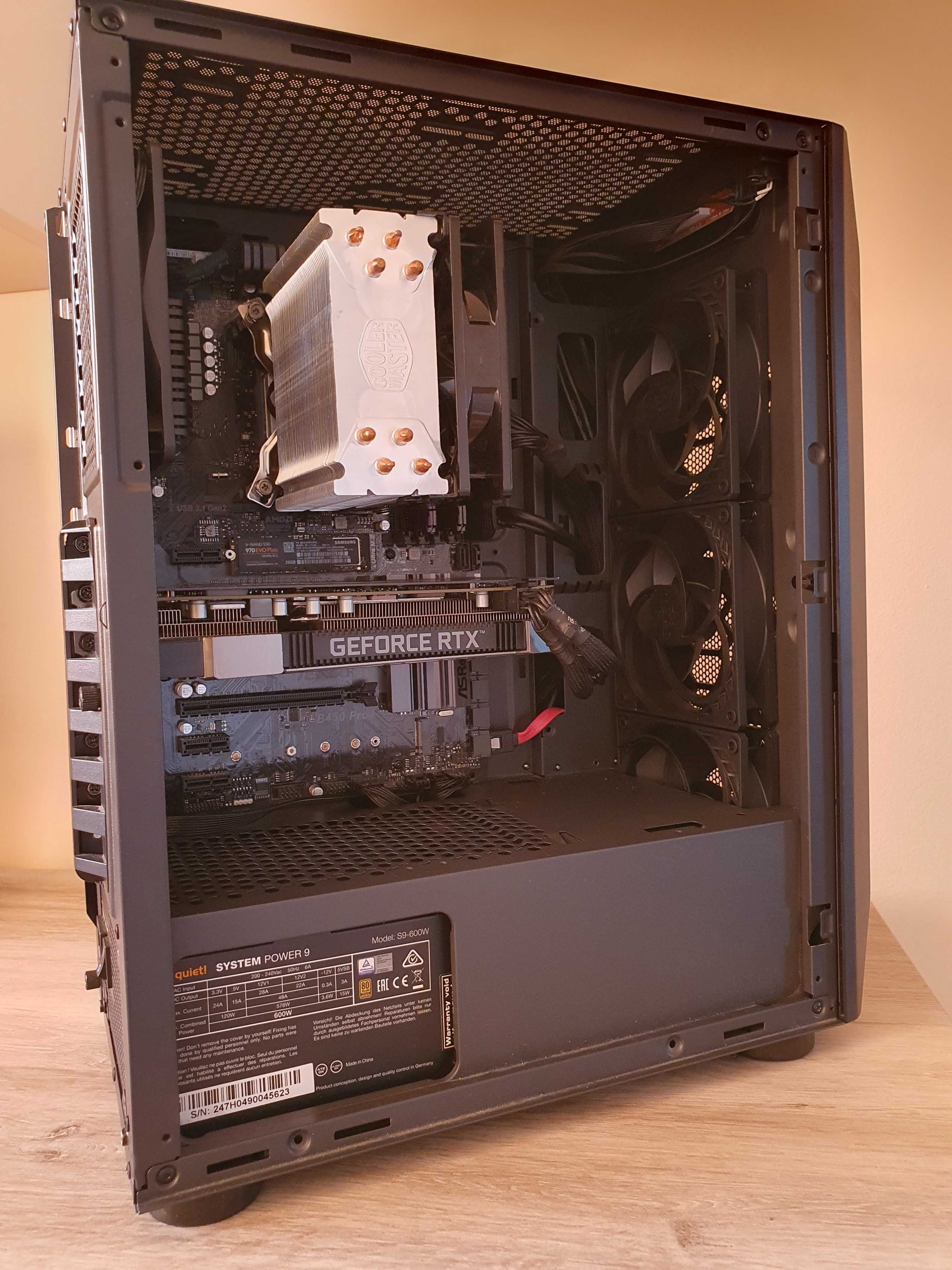 Настолен компютър Amd ryzen 5 2600, 16GB RAM, GeForce RTX 2060 Super