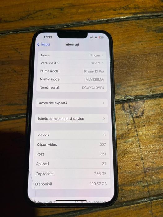 Vand iphone 13 pro 256gb
