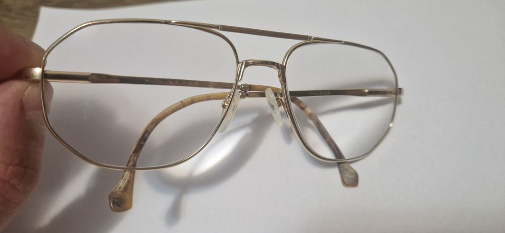 Rame ochelari Henry Jullien suflati cu aur.