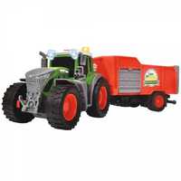 Tractor Dickie Toys Fendt Farm cu remorca 2 buc