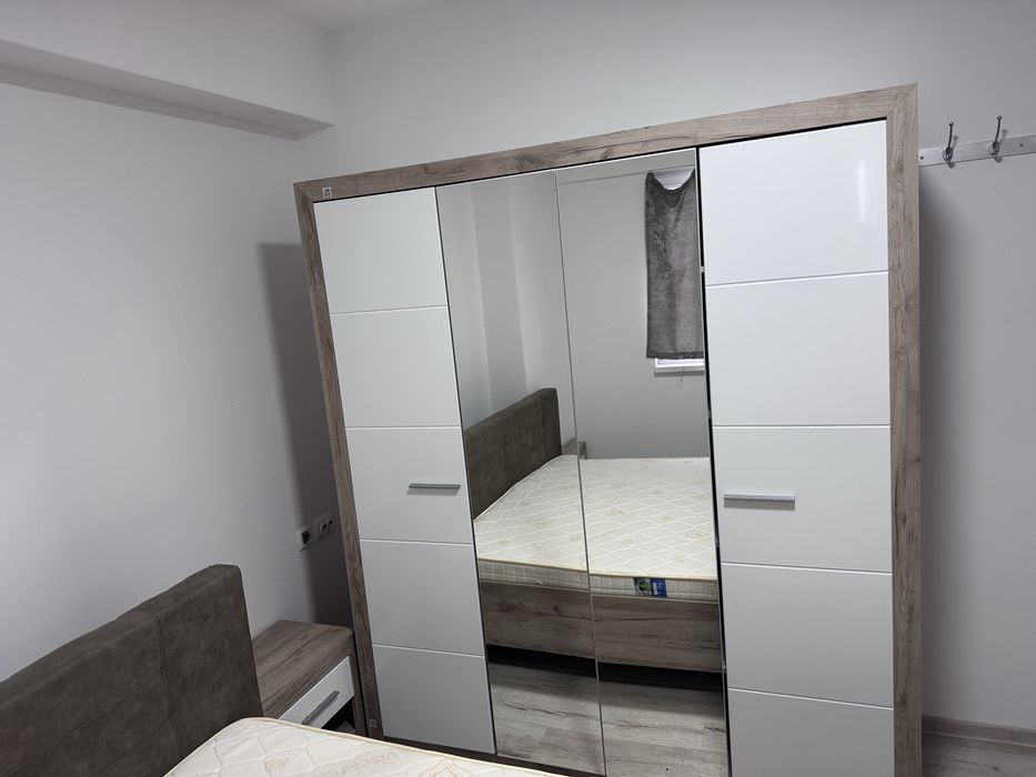 Mobila dormitor, pat, dulap, comoda, dulap pantofier