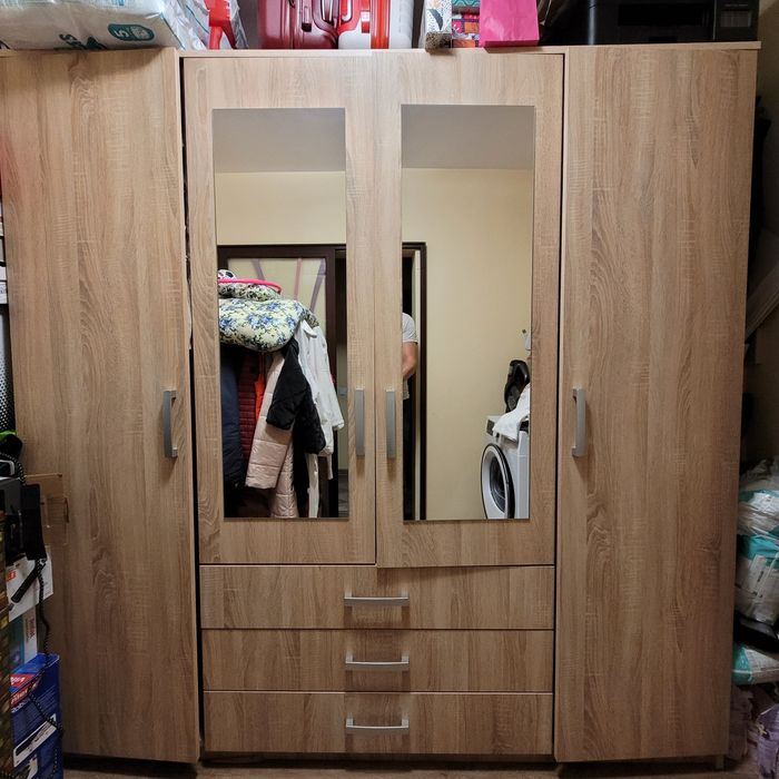 Dulap VELLERUP 200x200 stejar deschis